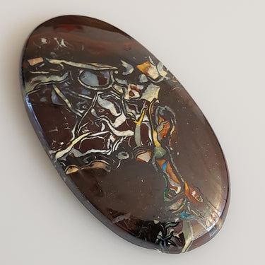 Natural Boulder Opal Cabochon. Size- approx. 49x26mm
